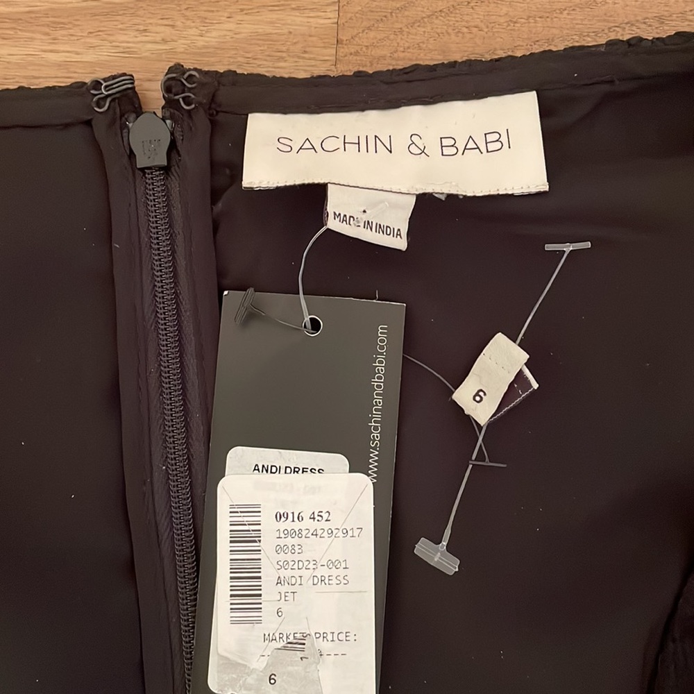 Sachin & Babi Andi Dress Jet 6 - Picture 4 of 10